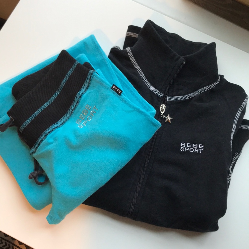 Bebe jacket and sweat pants